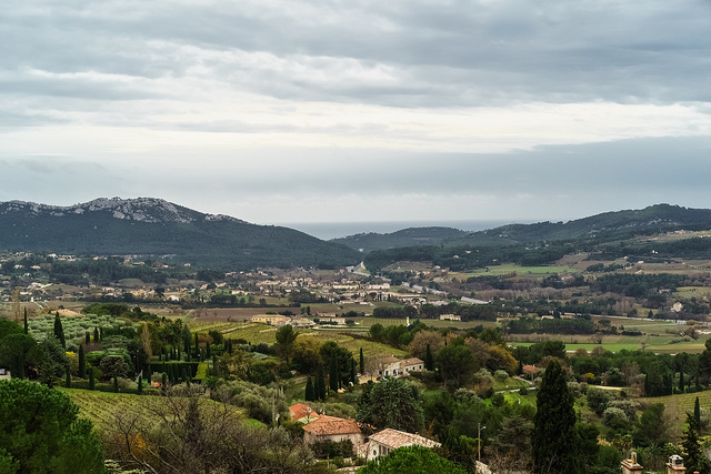 An overview of the Bandol appellation. ©Martin/@ x1klima. Flickr user. Licensed via Creative Commons.