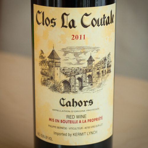 Clos La Coutale, Cahors Malbec label