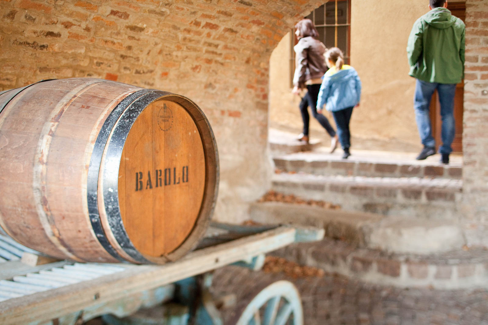 Barrel in Barolo, Italy. ©Kevin Day