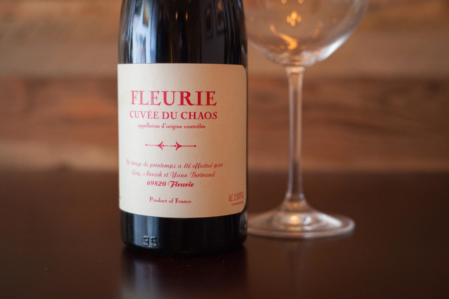 2014 Yann Bertrand "Cuvée du Chaos" Fleurie