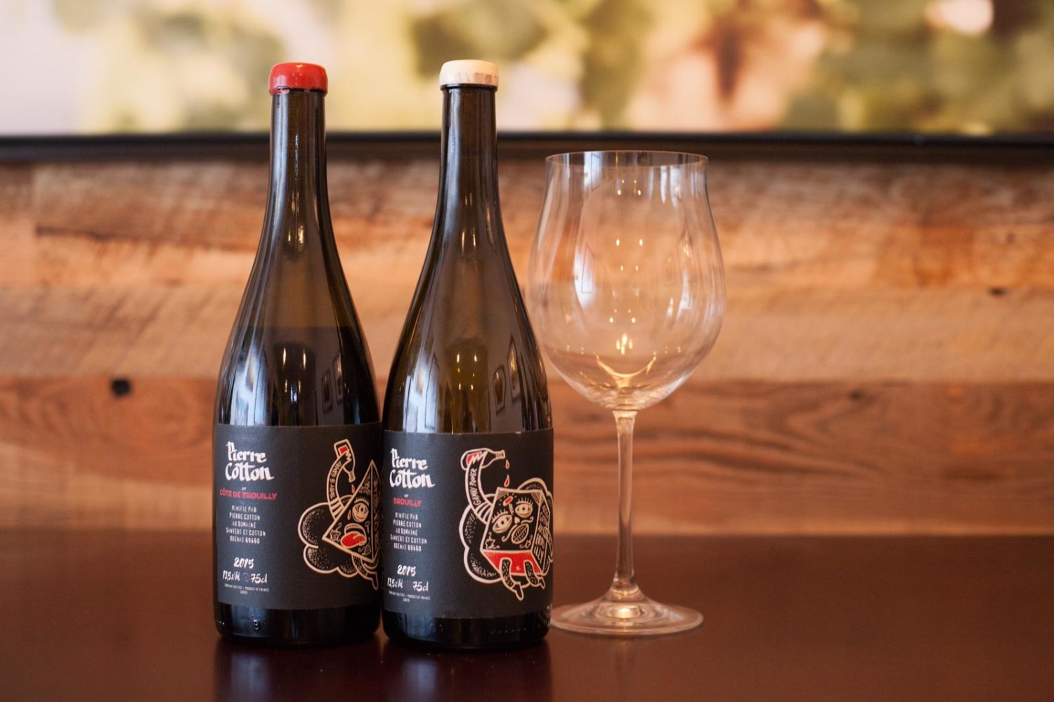 The wines of Pierre Cotton – Brouilly and Côte de Brouilly from Beaujolais. Thanksgiving wine.