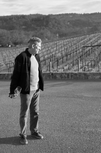 Winemaker Kevin Morrisey surveys the vineyards at Ehlers Estate. ©Kevin Day/Opening a Bottle