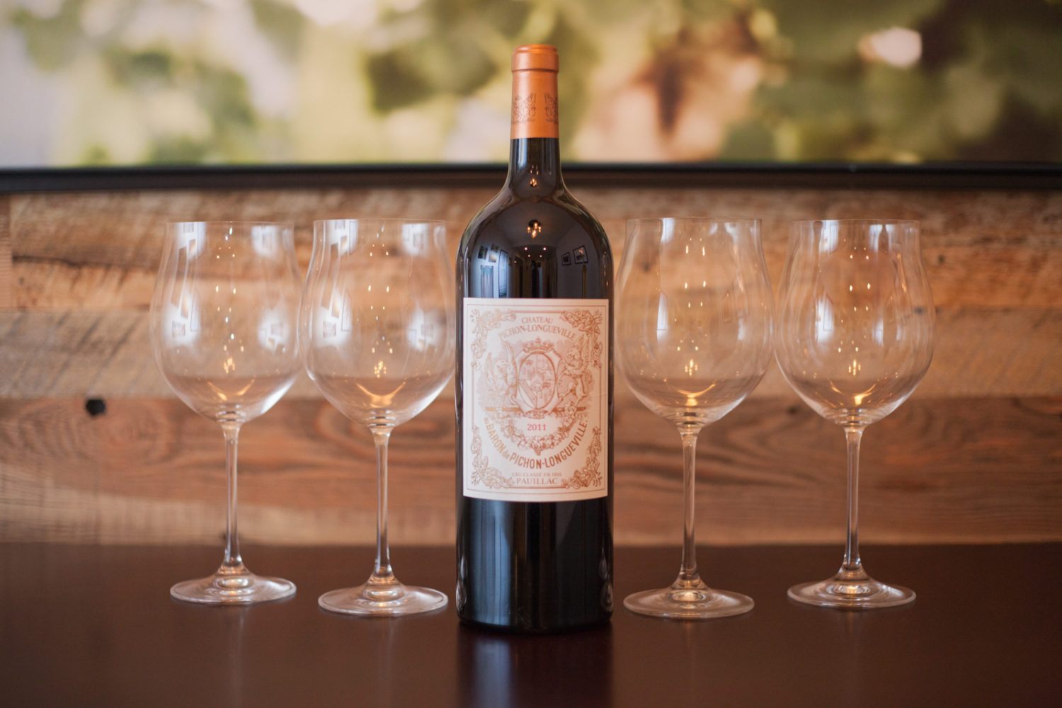 A magnum of the 2011 Château Pichon-Longueville Pauillac. ©Kevin Day / Opening a Bottle