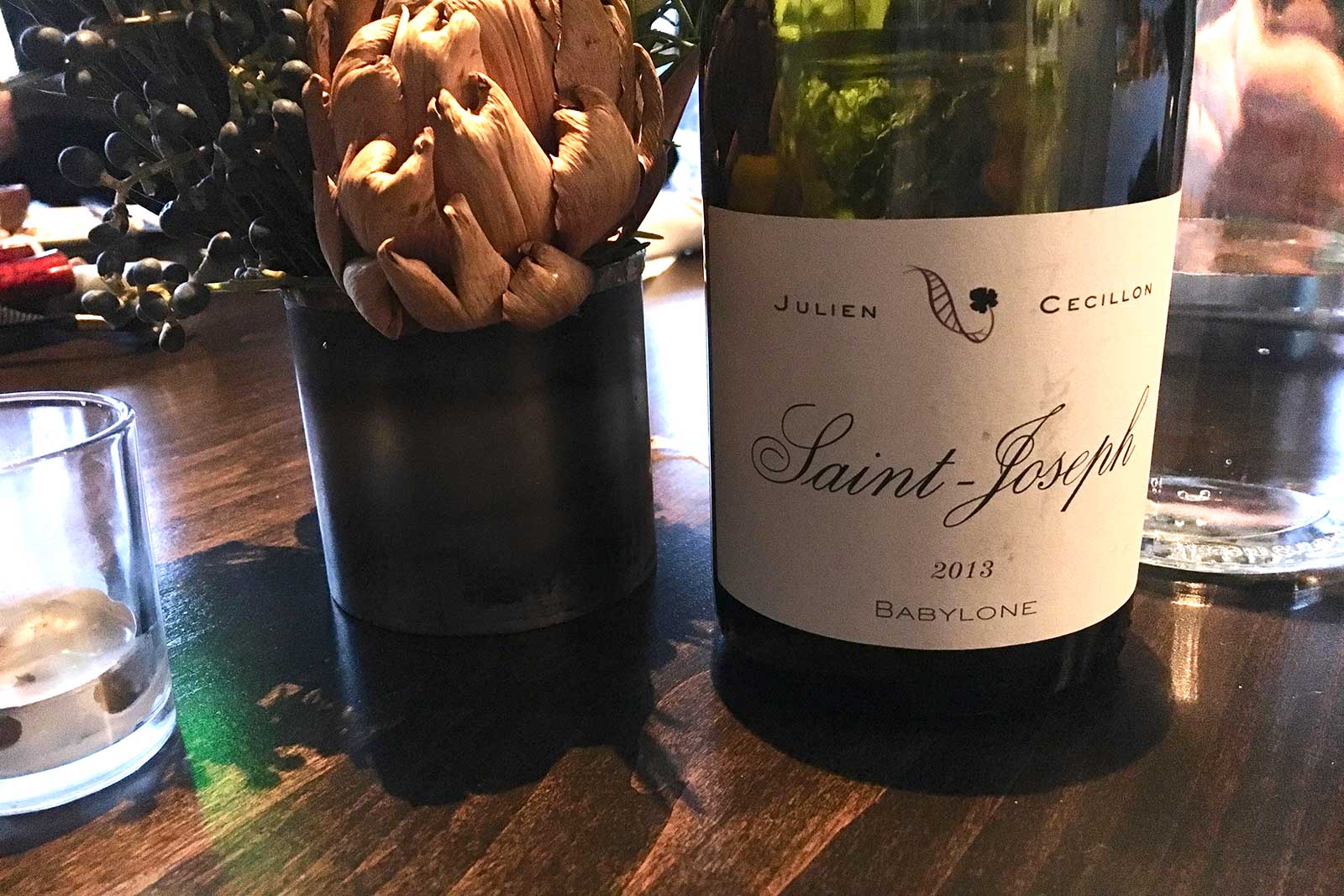 2013 Julien Cecillon Saint-Joseph ©Kevin Day/Opening a Bottle