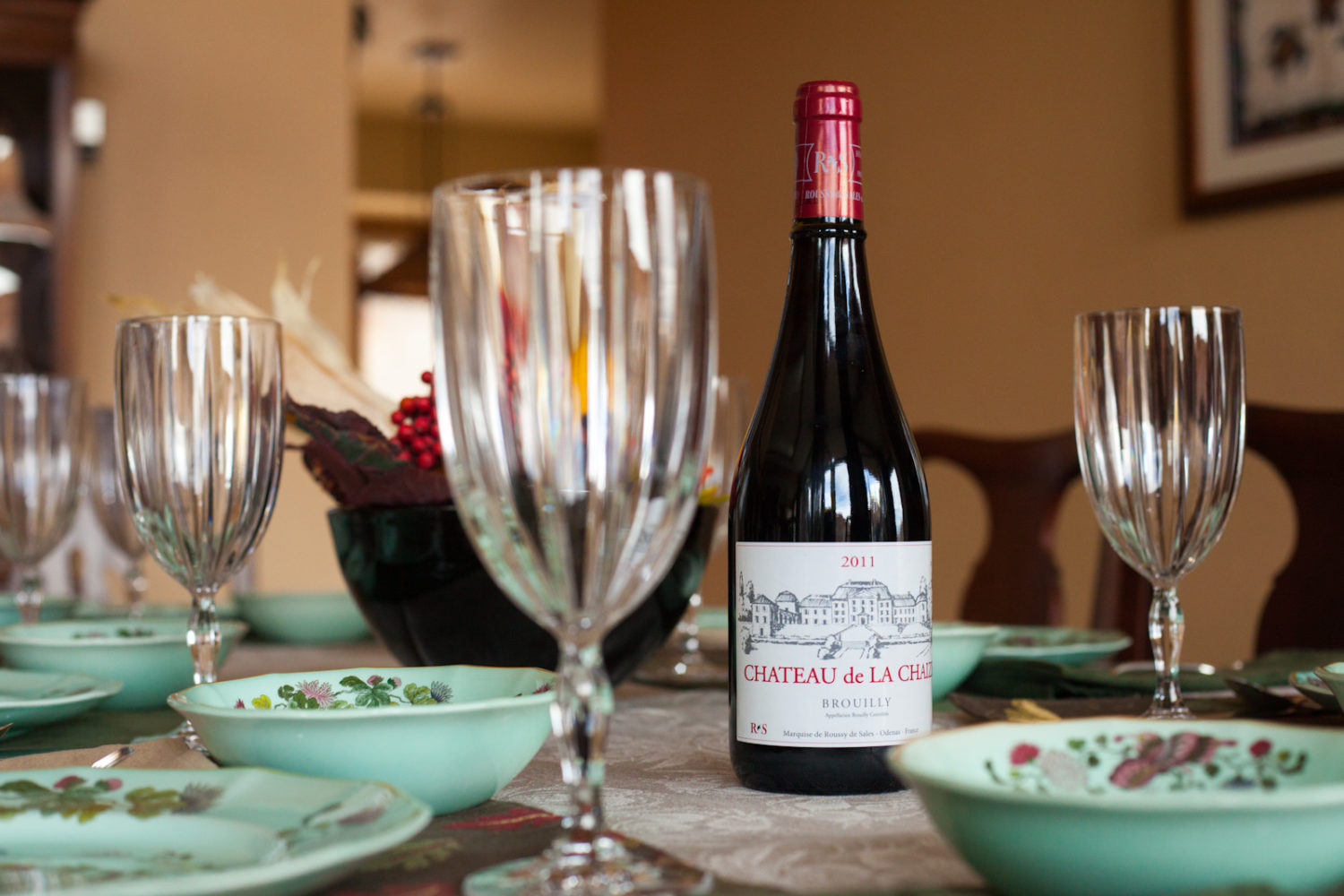 Chateau de La Chaize Brouilly red wine