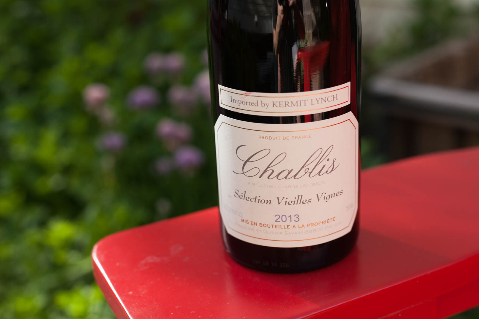 2013 Francine et Olivier Savary Sélection Vielles Vignes Chablis Chardonnay ©Kevin Day/Opening a Bottle