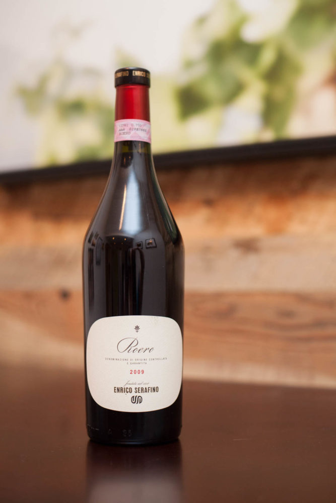 Top Value Red Wine Floral Nebbiolo from Roero Opening a Bottle