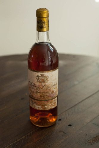 1982 Chateau Suduiraut Sauternes