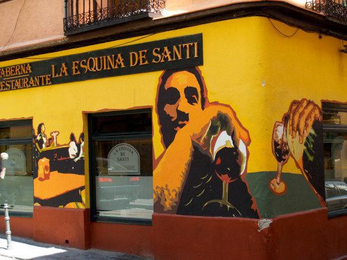 A wine bar in Madrid. ©Kevin Day/Tanager Photography