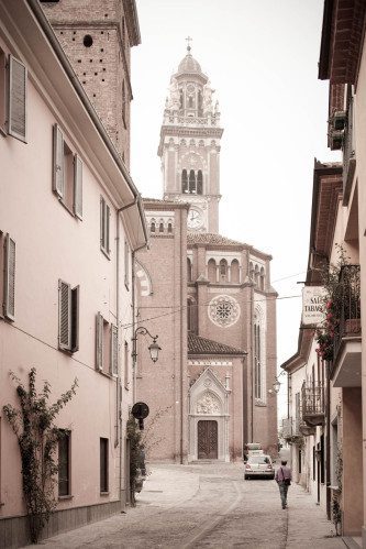 The town of Monforte d'Alba in the heart of the Langhe Hills of Piedmont. ©Kevin Day/Tanager Photography