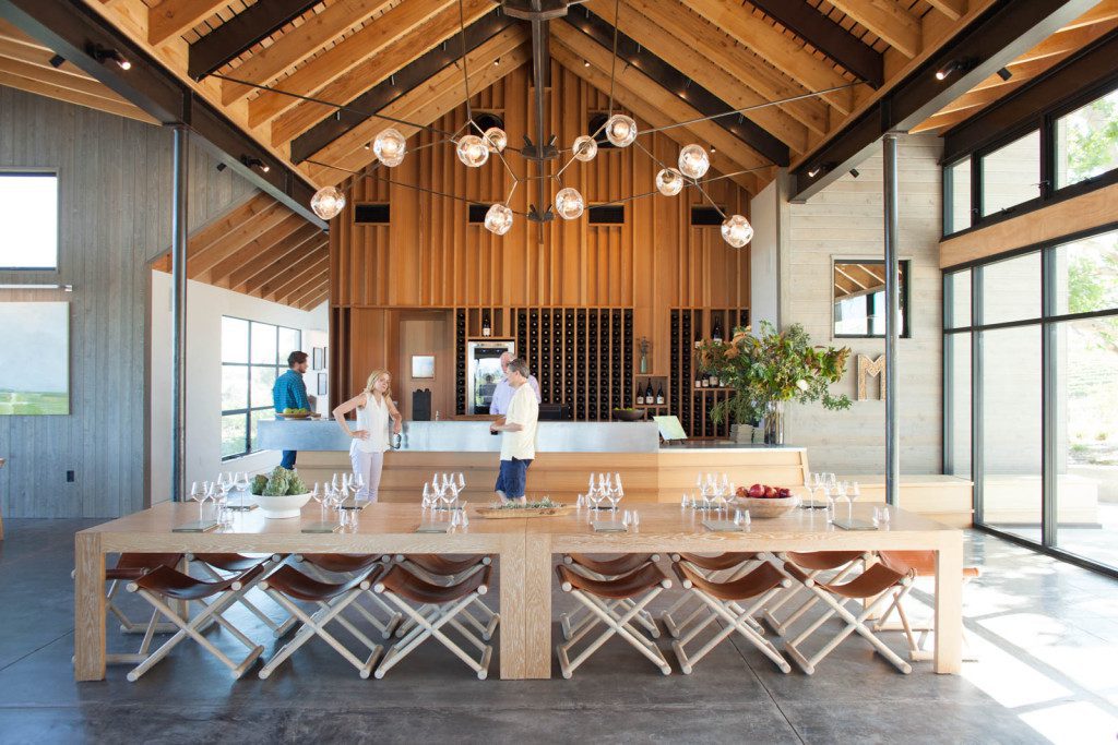 The interior of the MacRostie Winery and Vineyard. ©Kevin Day/Opening a Bottle