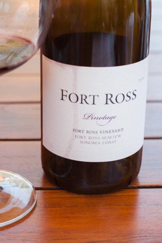 A bottle of 2011 Fort Ross Vineyard Pinotage. ©Kevin Day/Opening a Bottle