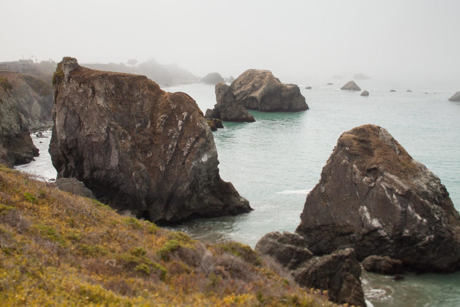 The view from Duncan's Cove, just south of the Russian River, Sonoma Coast, California. ©Kevin Day / Opening a Bottle