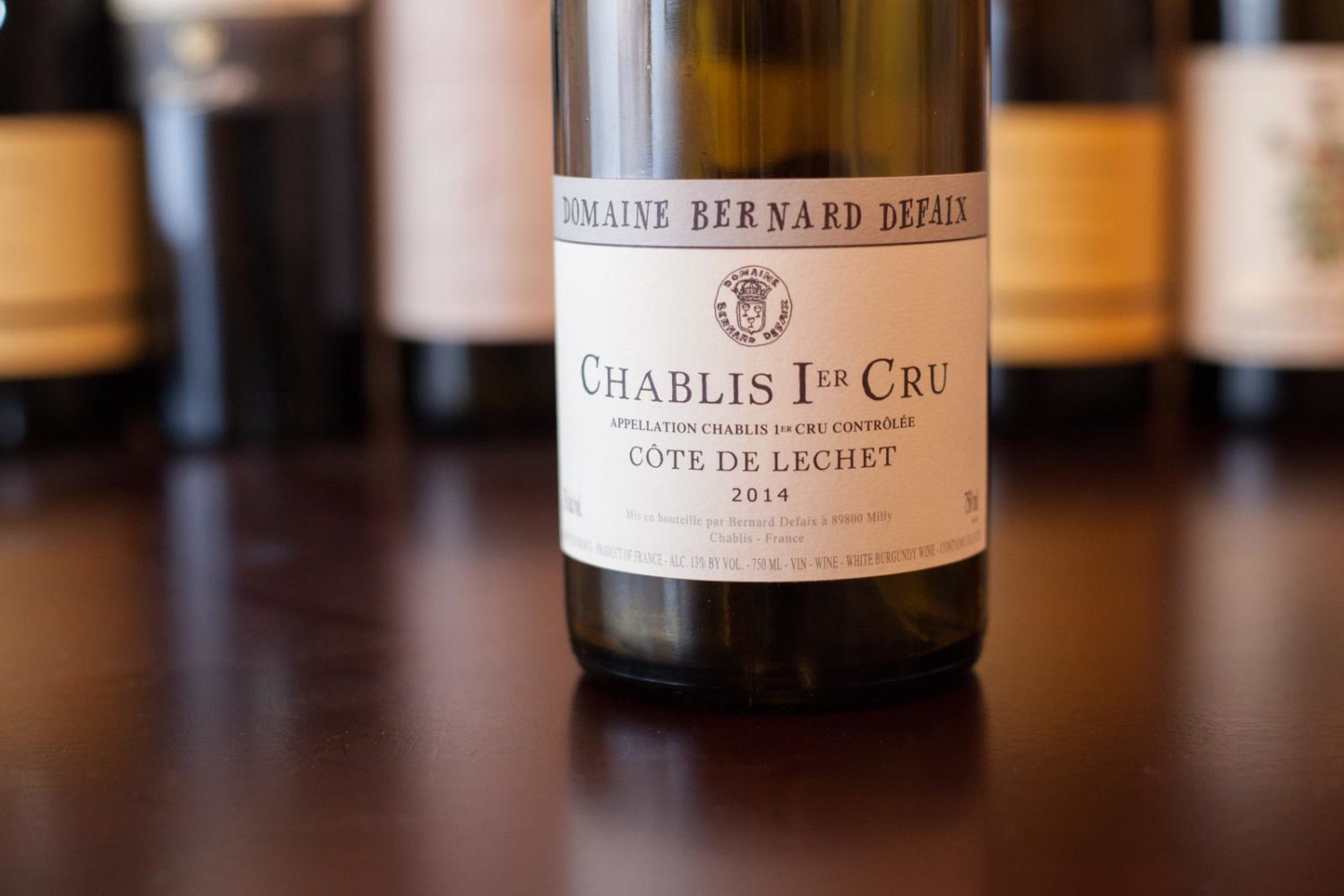 2014 Domaine Bernard Defaix Chablis 1er Cru Côte de Lechet