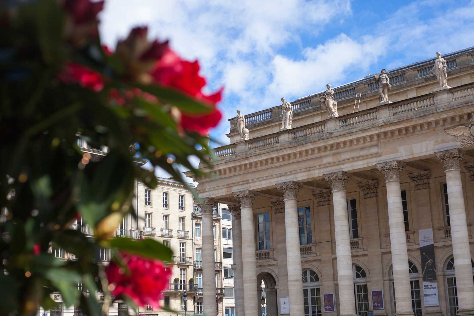 The view from the patio at Comptoir Cuisine, Bordeaux. ©Kevin Day / Opening a Bottle