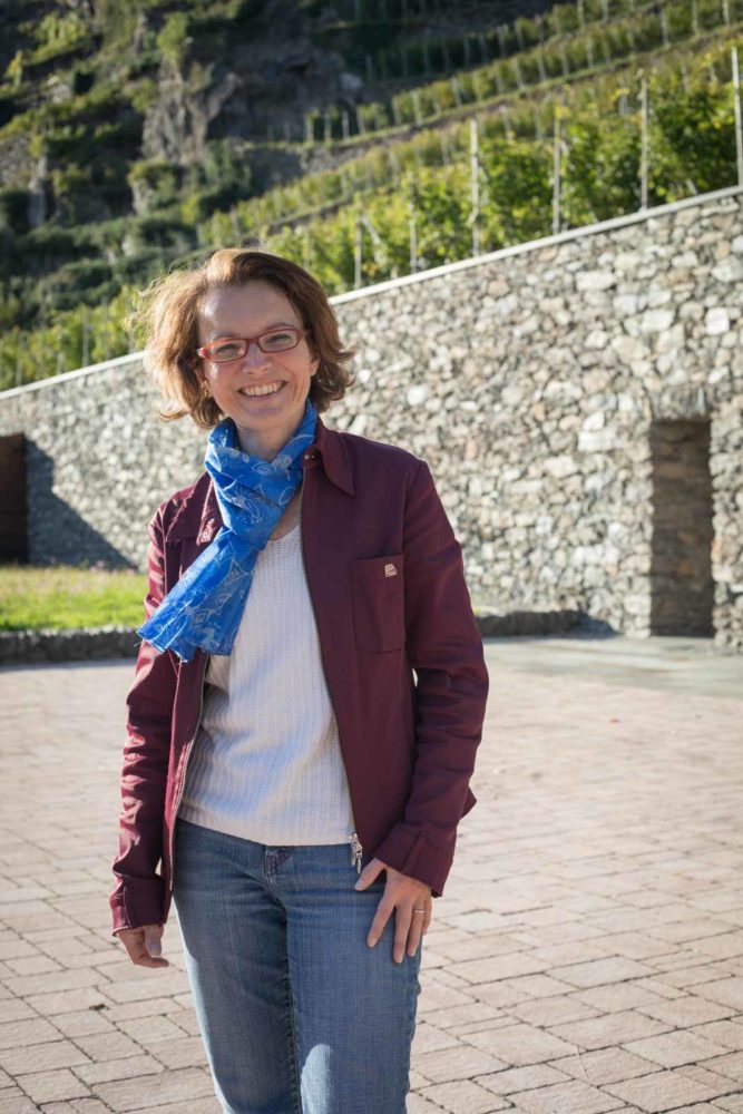 Enologist Isabella Pelizzatti Perego of ARPEPE. ©Kevin Day/Opening a Bottle