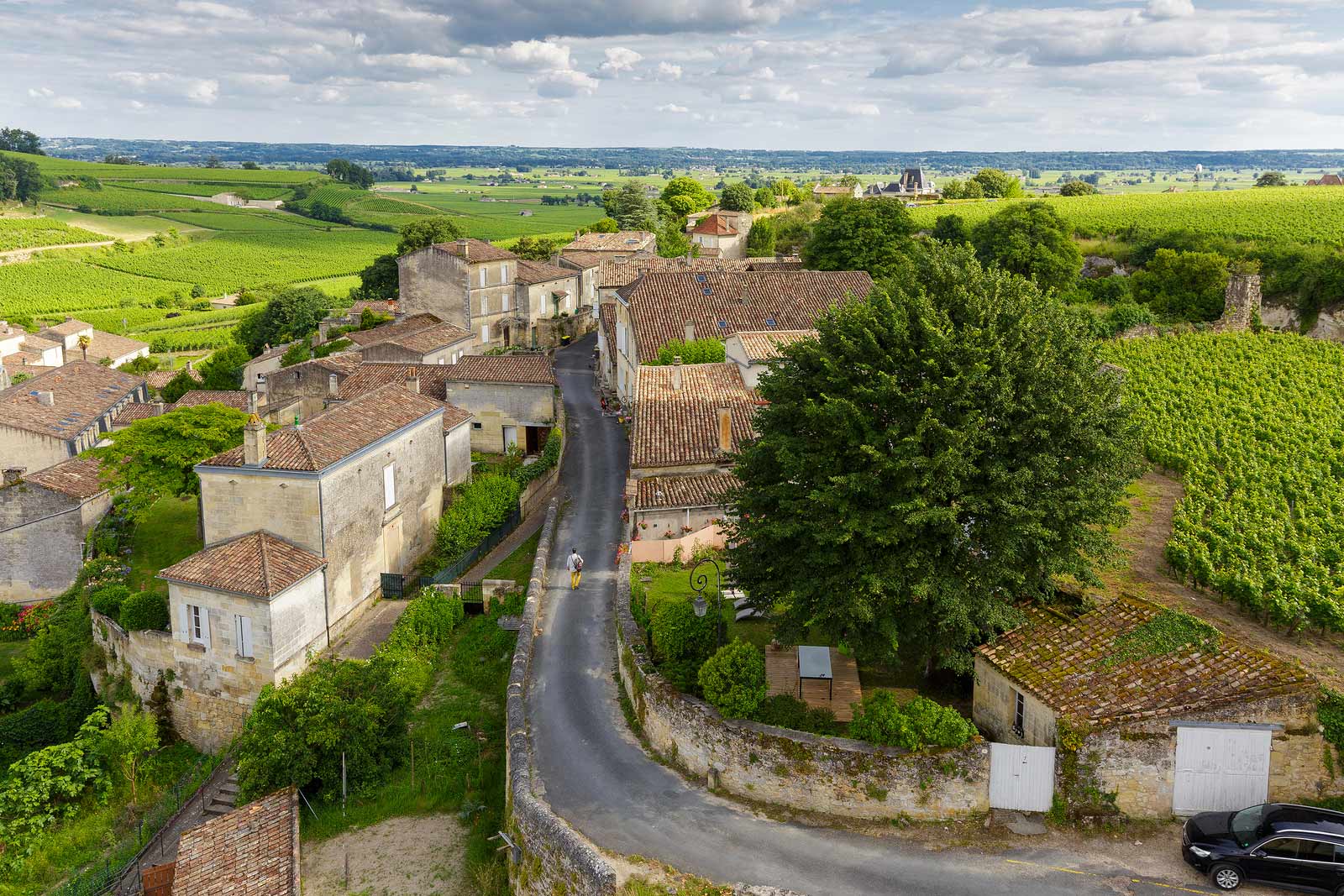 The countryside surrounding Saint-Émilion