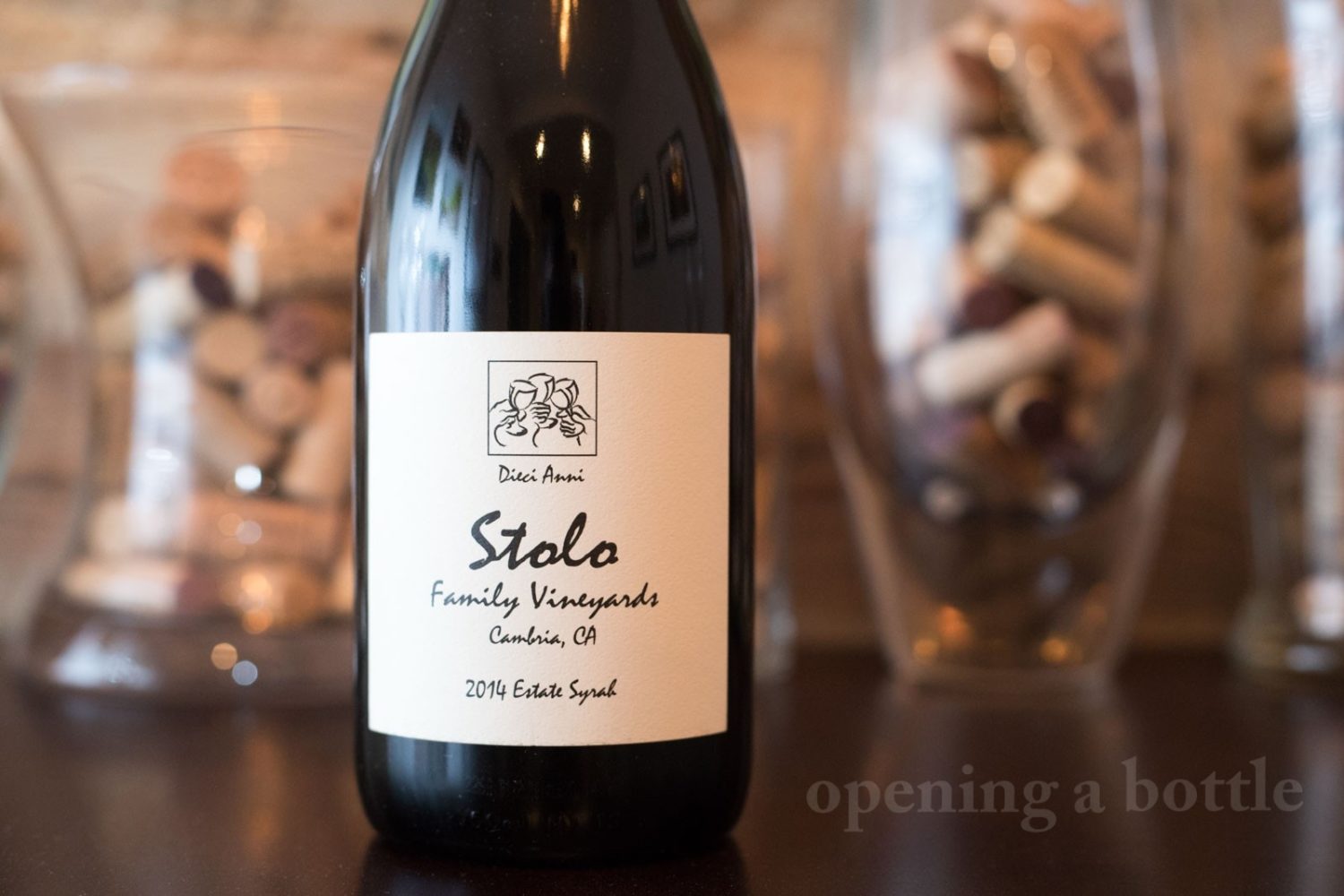 2014 Stolo Family Winery Estate Syrah ©Kevin Day/Opening a Bottle