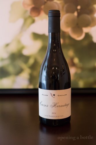 2014 Julien Cécillon Crozes-Hermitage "Les Marguerites" ©Kevin Day/Opening a Bottle