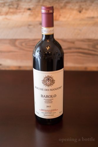 2013 Rocche dei Manzoni Barolo. ©Kevin Day/Opening a Bottle