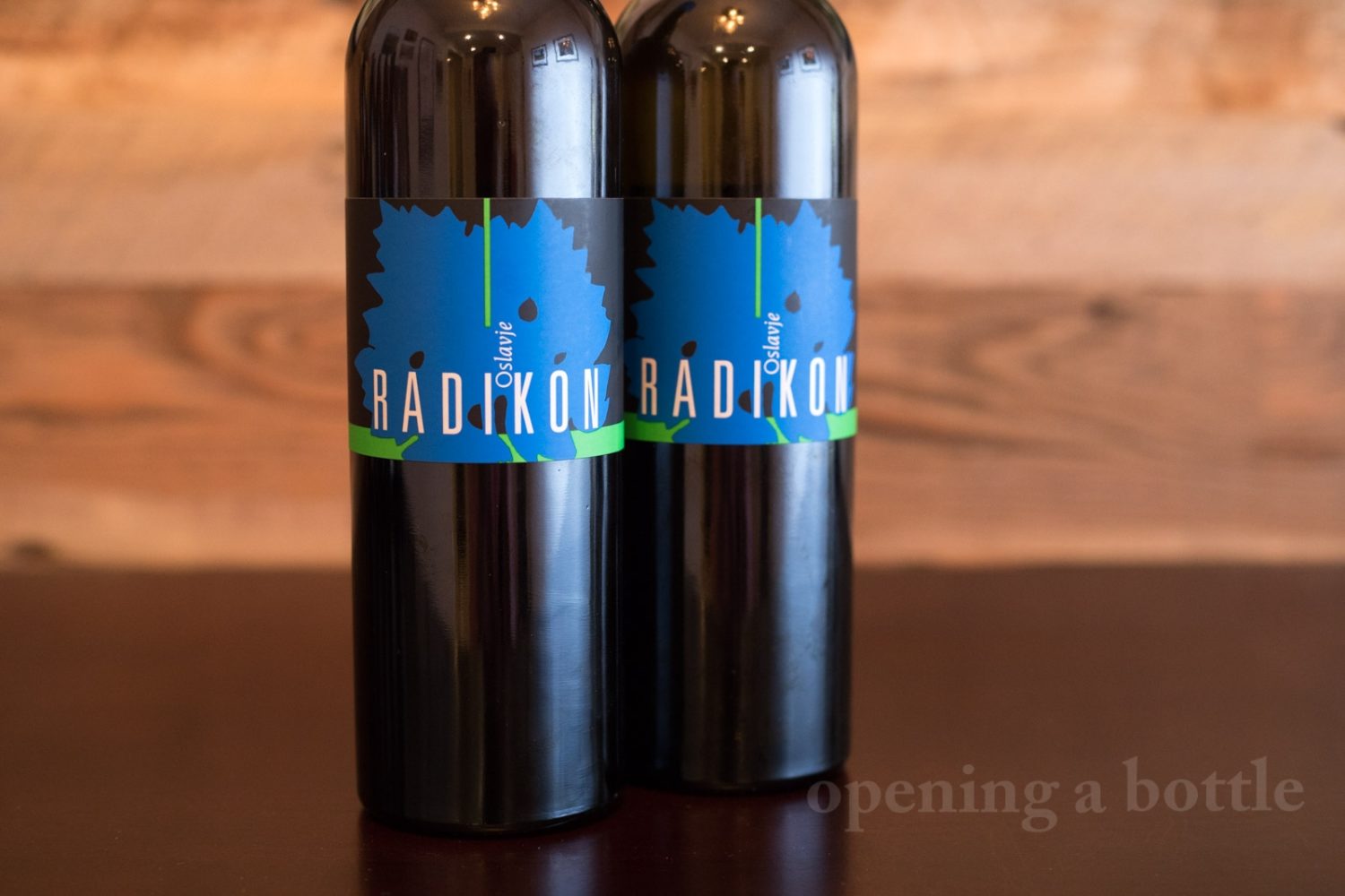 The 2009 Radikon Oslavje is an orange wine made with Chardonnay, Pinot Grigio and Sauvignon Blanc. ©Kevin Day / Opening a Bottle