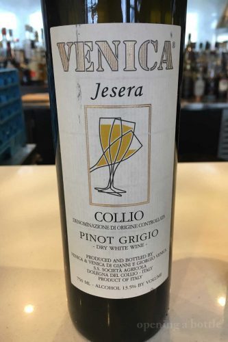 2016 Venica & Venica "Jesera" Collio Pinot Grigio