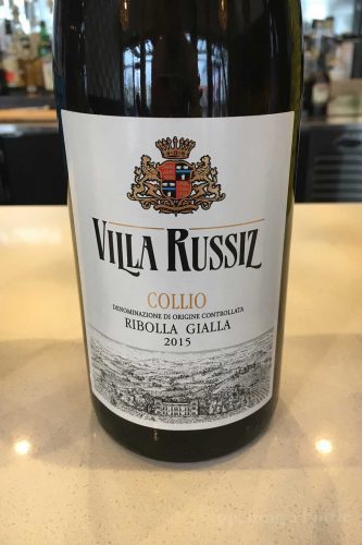 2015 Villa Russiz Collio Ribolla GIalla ©Kevin Day/Opening a Bottle