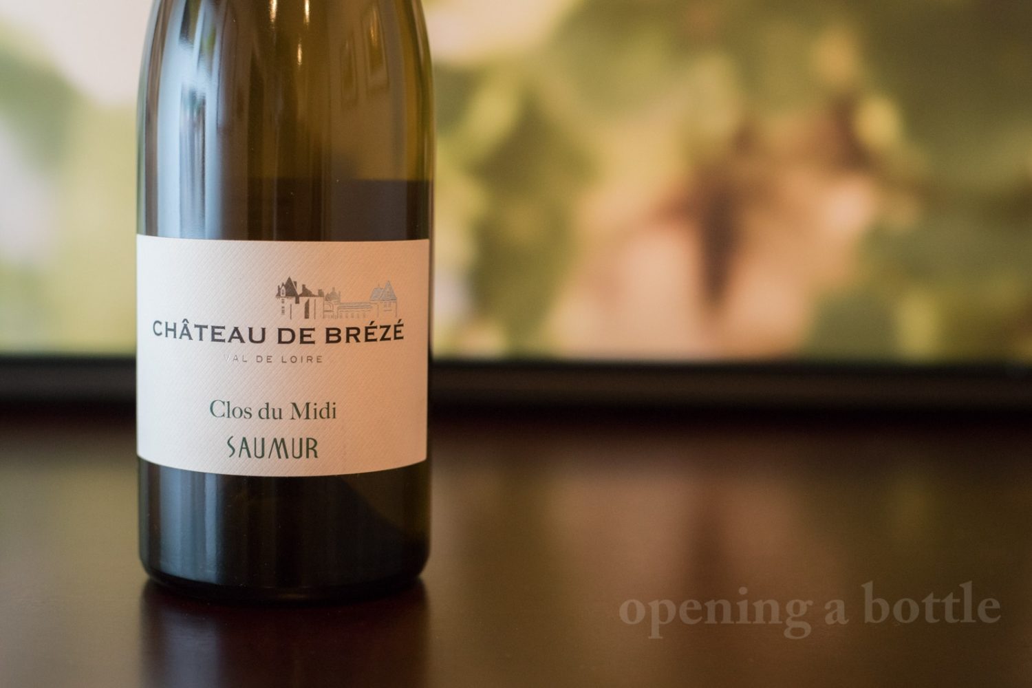 Château de Brézé Clos du Midi Saumur Blanc ©Kevin Day/Opening a Bottle