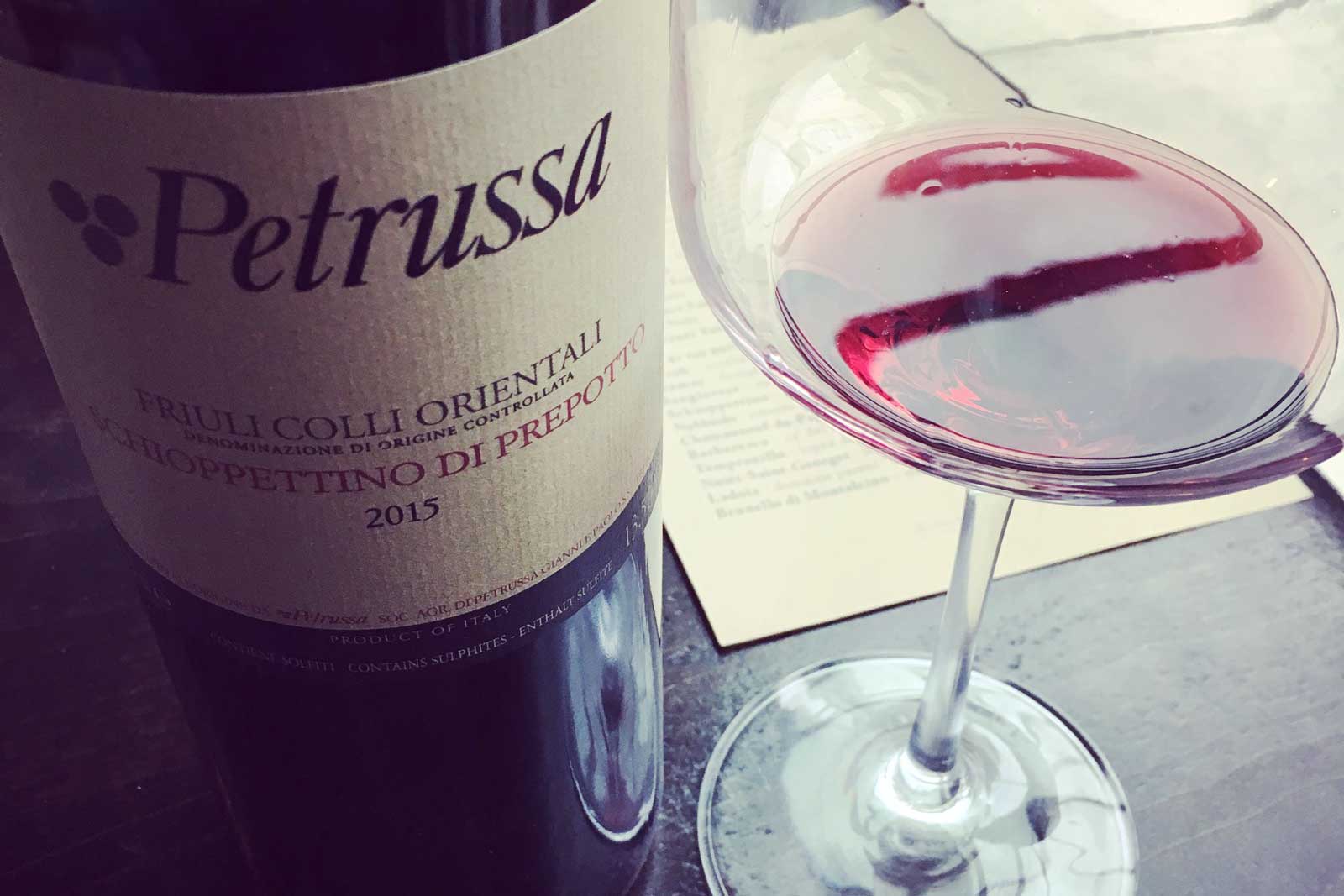 2015 Petrussa Friuli Colli Orientali Schioppettino di Prepotto