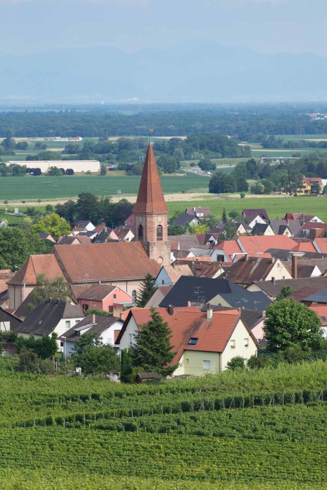 A view of Wettolsheim where Barmès-Buecher is located. ©Kevin Day/Opening a Bottle