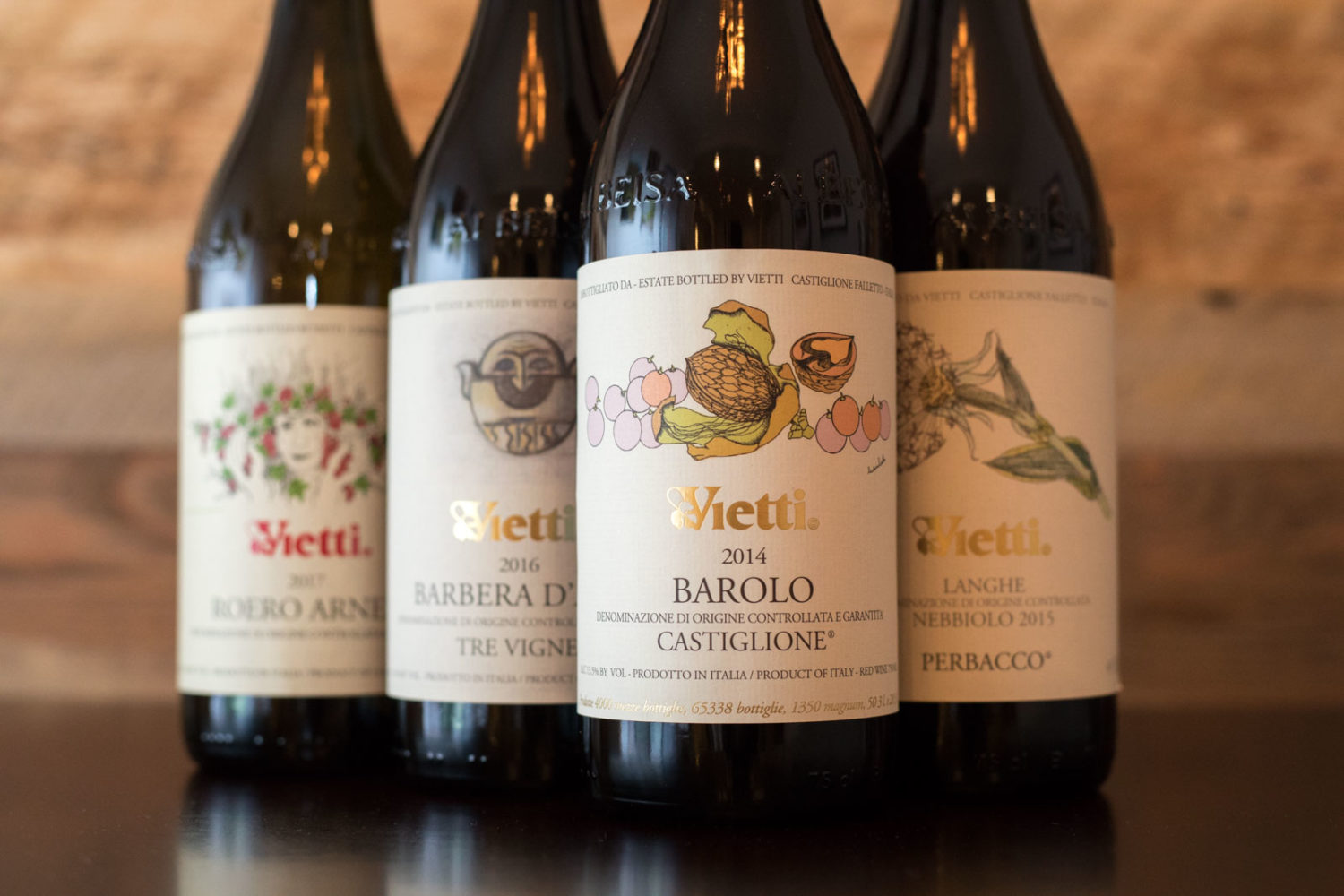 The wines of Vietti of Barolo DOCG. ©Kevin Day/Opening a Bottle