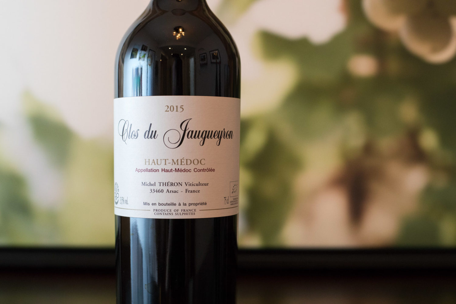 2015 Clos du Jaugueyron Haut–Médoc ©Kevin Day/Opening a Bottle