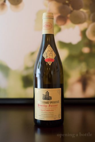 2016 Château Fuissé "Les Combettes" Pouilly-Fuissé ©Kevin Day/Opening a Bottle