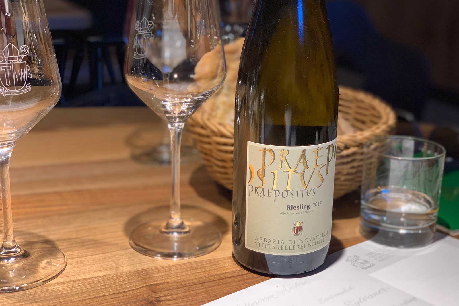 The 2017 Praepositus Riesling is a fruity, full and racy Riesling defined by peach- and hay-like aromas. ©Kevin Day/Opening a Bottle