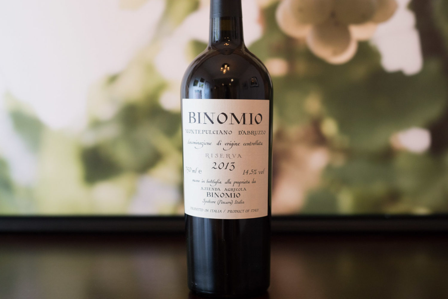 2013 Binomio Montepulciano d'Abruzzo Riserva ©Kevin Day/Opening a Bottle