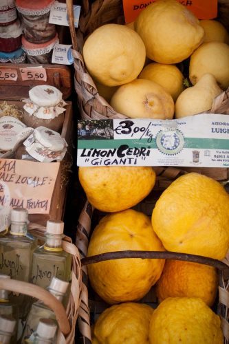 Lemons the size of a baby's head in the town of Amalfi. ©Hailey Day