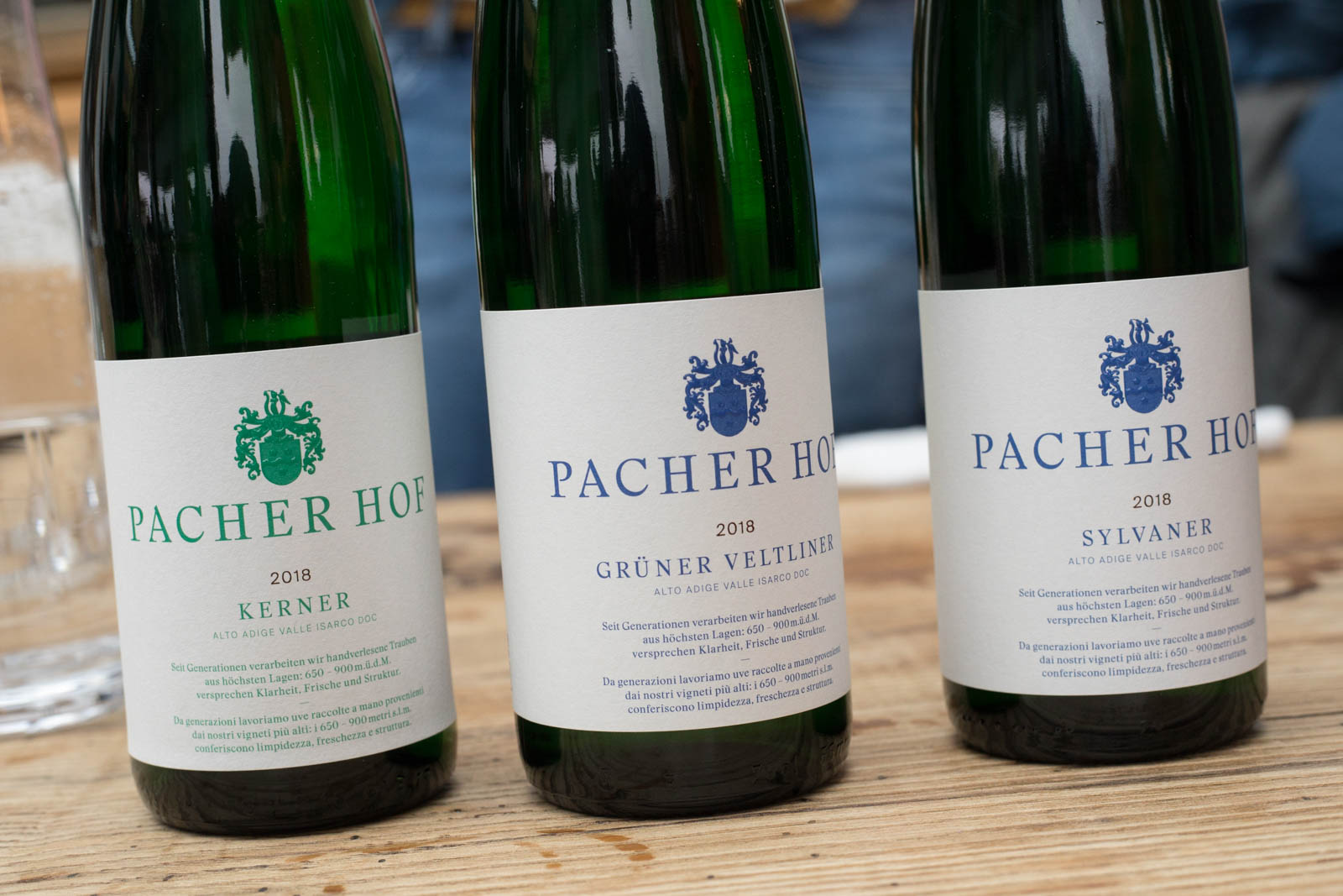 The wines of Pacherhof. ©Kevin Day/Opening a Bottle