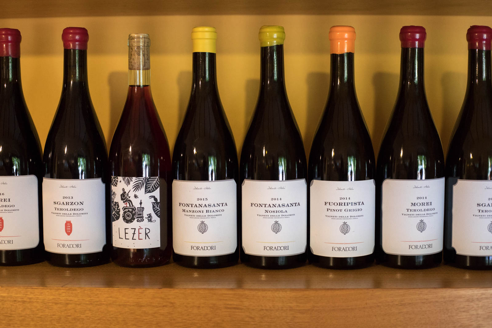 The wines of Foradori. ©Kevin Day/Opening a Bottle