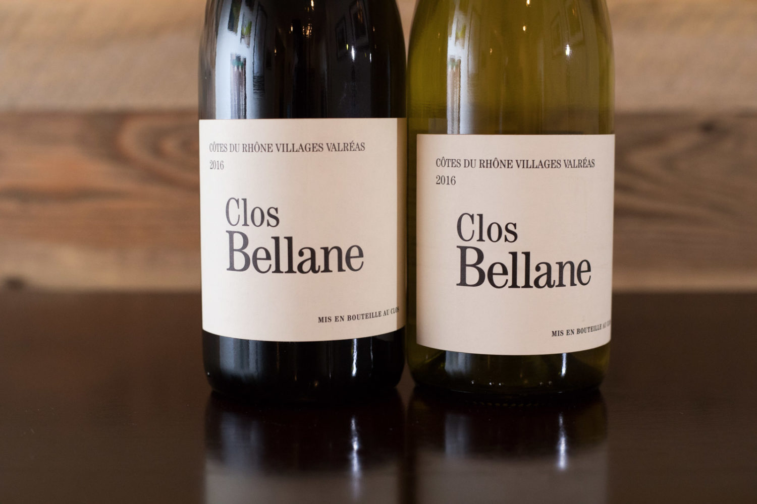 Two wines from Clos Bellane. ©Kevin Day/Opening a Bottle