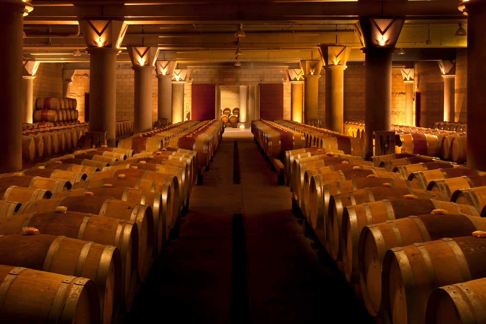 Inside the Dierberg Estate/Star Lane Vineyard winery in Santa Barbara County, California. ©Kirk Irwin