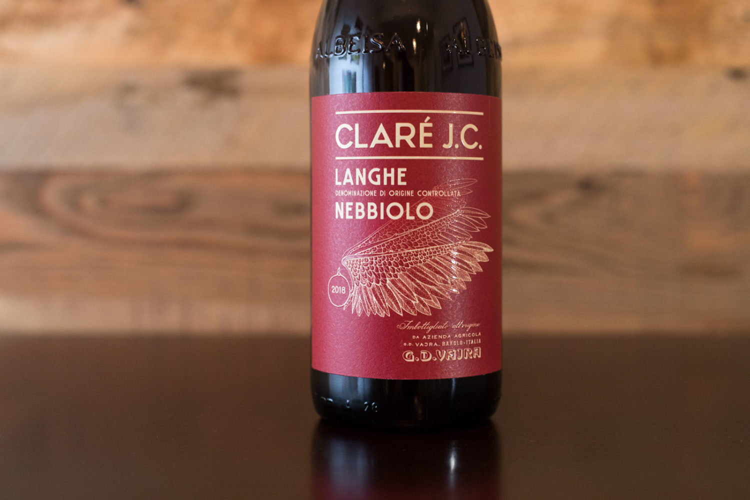 2018 G.D. Vajra "Claré J.C." Langhe Nebbiolo ©Kevin Day/Opening a Bottle