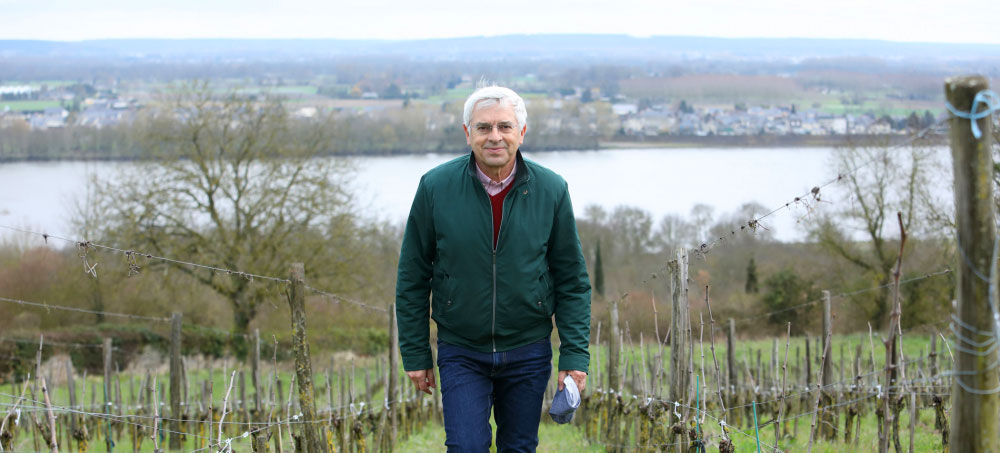 Vigneron Philippe Vatan of Château Hureau. ©Clay McLachlan of Claypix