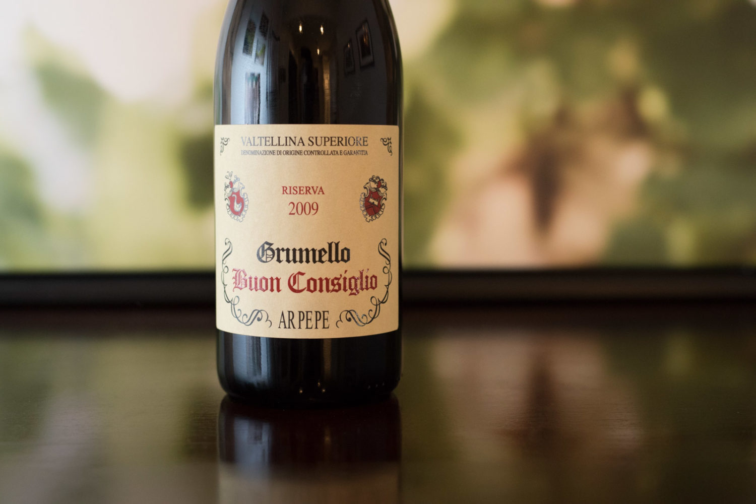 2009 ARPEPE "Buon Consiglio" Valtellina Superiore Grumello Riserva ©Kevin Day/Opening a Bottle