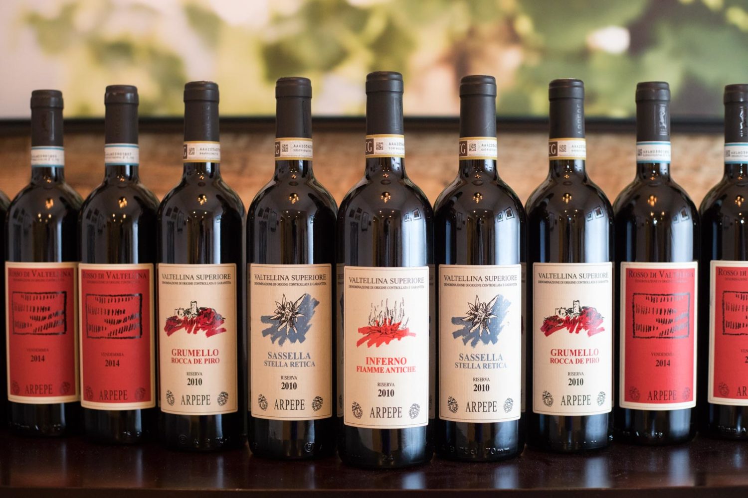 To this day, ARPEPE is the only winery I've bought a case of wine from. Even the normal vintage wines — such as the 2010s pictured here — are structured for long-term aging. ©Kevin Day/Opening a Bottle