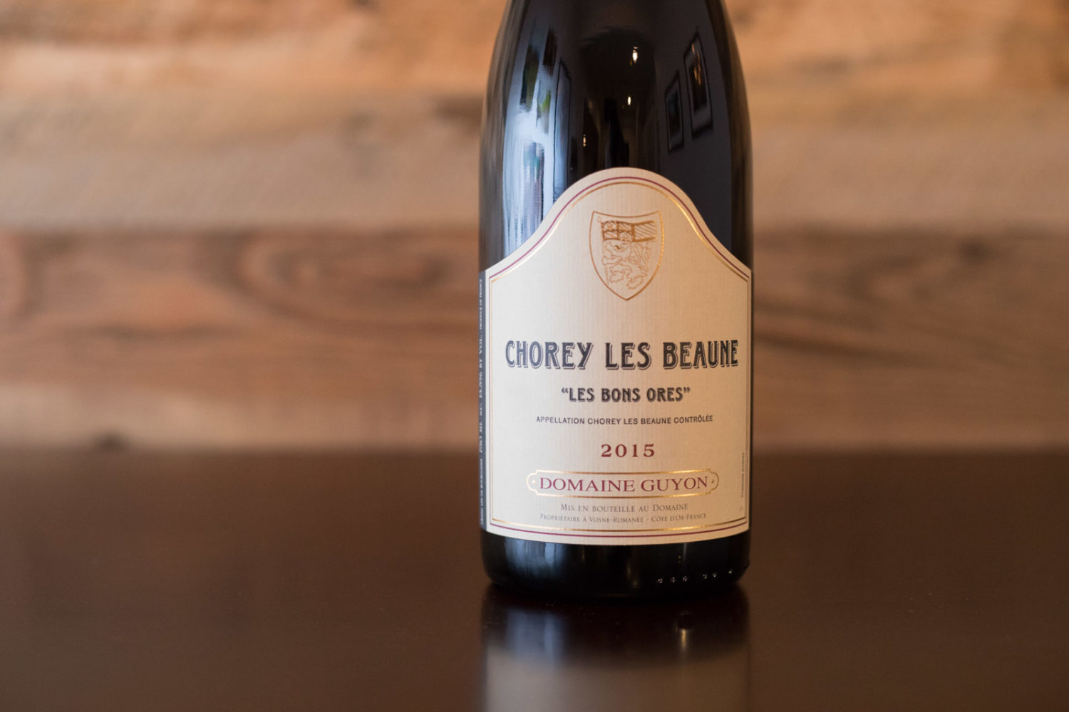 2015 Jean-Pierre "Les Bons Ores" Chorey-les-Beaune, Burgundy Pinot Noir ©Kevin Day/Opening a Bottle