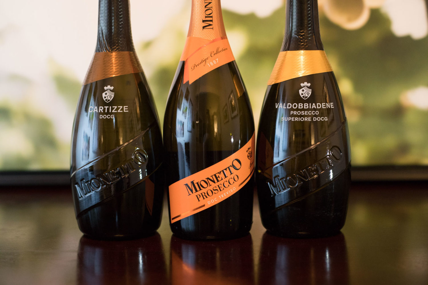 Prosecco wines from Mionetto, a good producer. ©Kevin Day/Opening a Bottle