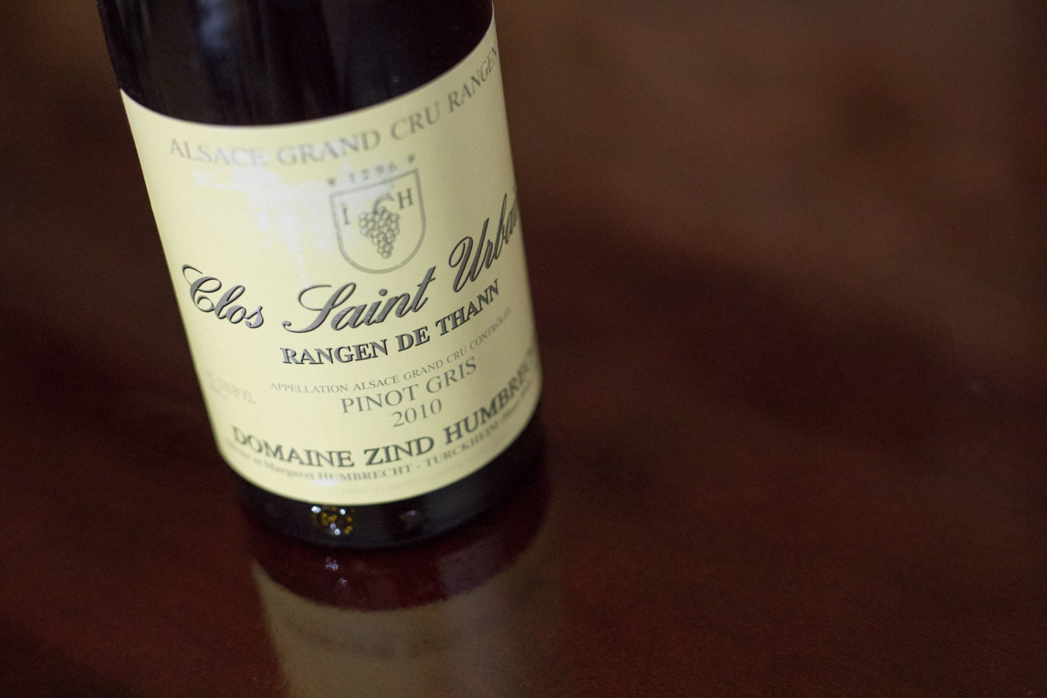 2010 Domaine Zind-Humbrecht Clos Saint Urbain Grand Cru Rangen de Thann Alsace Pinot Gris ©Kevin Day/Opening a Bottle