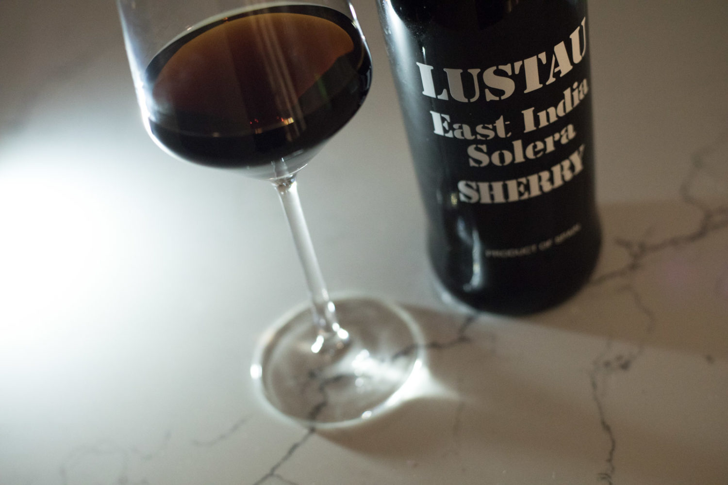 NV Emilio Lustau East India Solera Sherry. Dessert wines and sweet wines for Christmas. Opening a Bottle special wine tasting report. ©Kevin Day/Opening a Bottle