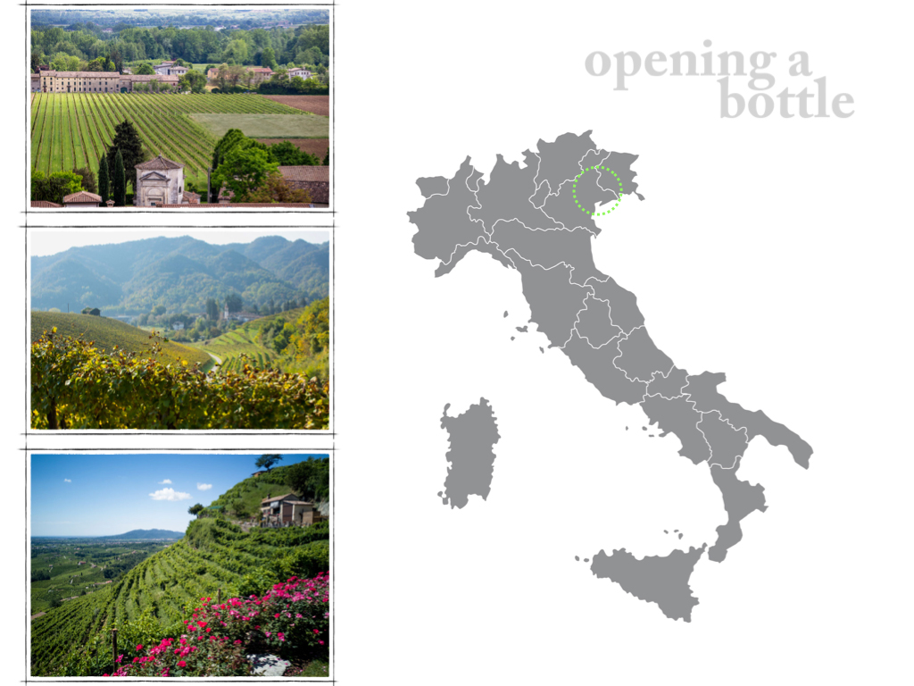 Prosecco map and images ©Kevin Day/Opening a Bottle