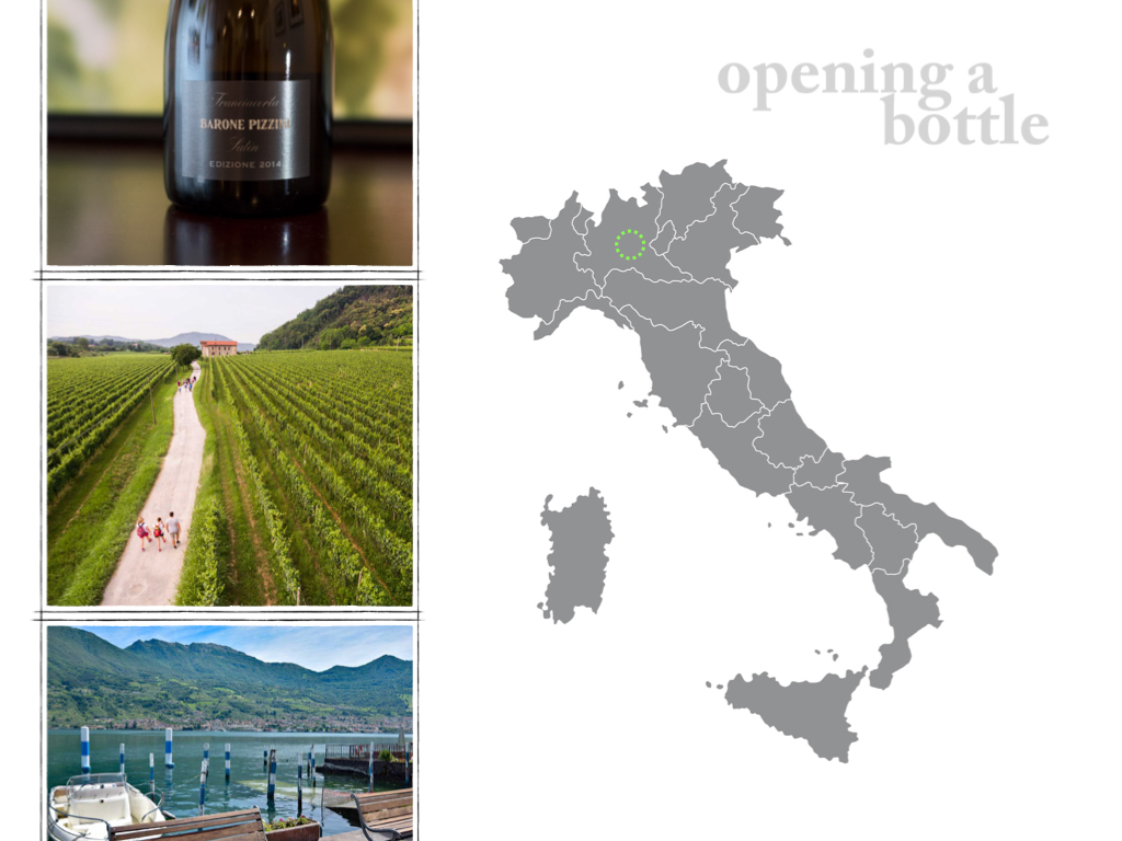 Franciacorta map and images ©Kevin Day/Opening a Bottle